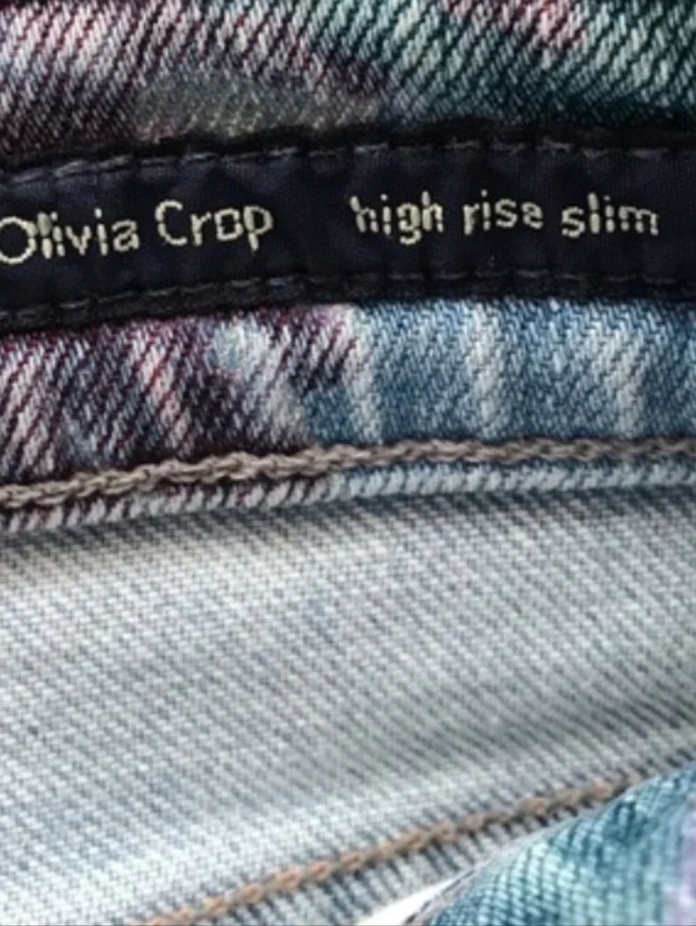 Citizens of Humanity Olivia Crop high rise slim jeans in size 25.